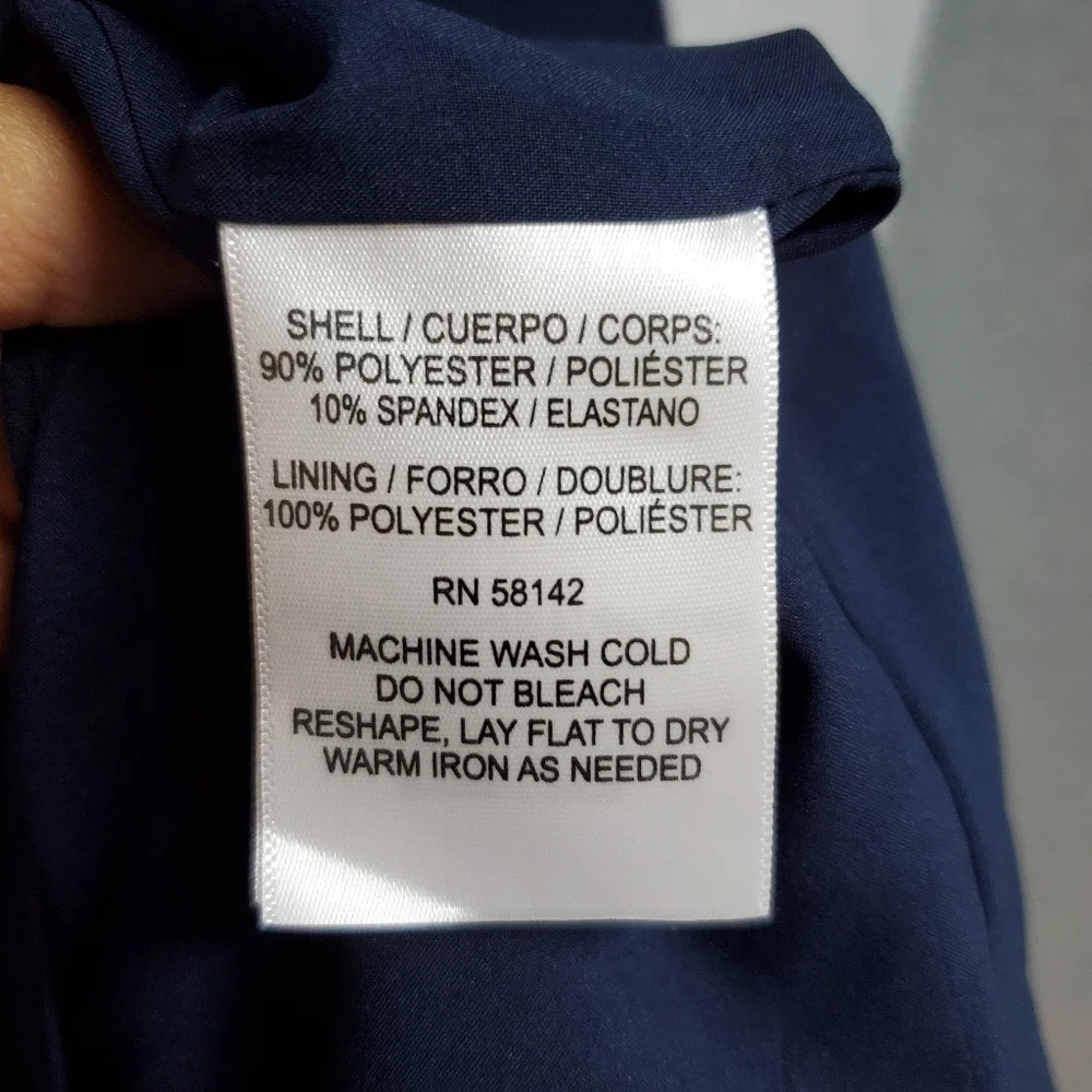 Maggy London Navy Blue Dress Size 12 - Picture 10 of 11